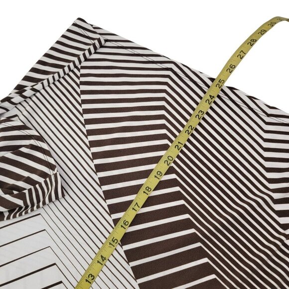 Chico’s V-Neck Split Sleeve Stretch Women’s Tunic Top - Size 1 (Medium) - Picture 9 of 14